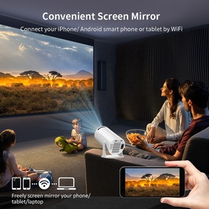 El último Mini proyector LCD portátil Android de Cine en Casa 4K Proyector con lámpara LED Smart Pocket HD Projecteur - Product Image 4