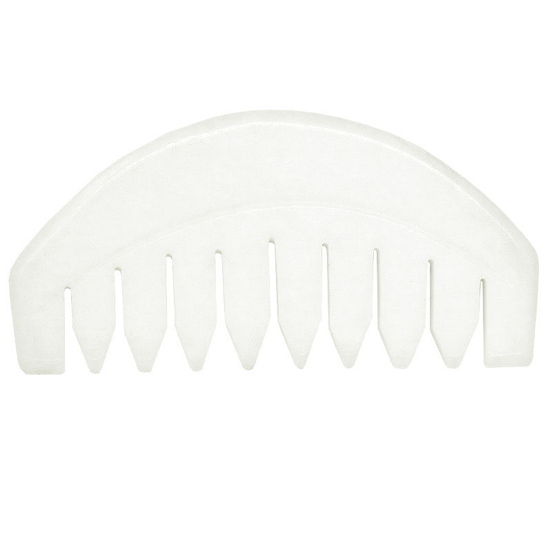 Peigne Gua Sha en jade blanc