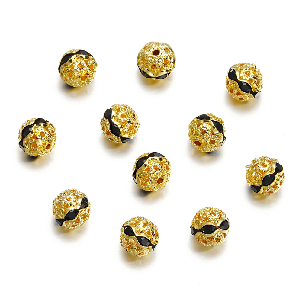 Gold and black
