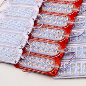 Moda DC12V 2W çift sıra LED çip modülleri otomotiv araçlar ve motosiklet IP65 değerlendirme için iki satır ışık - Product Image 1
