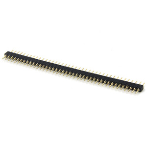Round Hole Pin <strong>Header</strong> with 1.778mm Pitch H3.0 <strong>Headers</strong> Single Row 2-100pin 180 Degrees Straight Insert Connector