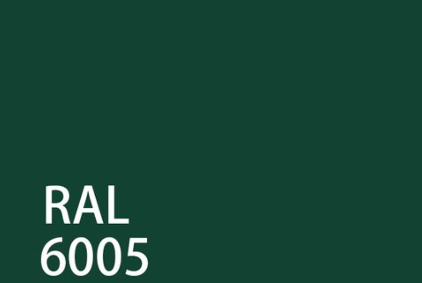 Galvanisé à chaud + Revêtement en poudre RAL6005