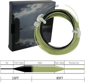 Sinking <strong>Tip</strong> Fly Line Sinking <strong>Tip</strong> (15') with Rest (85') Floating and Sinking Head (30') with Fastsinking <strong>Running</strong> Line (60') (B10) - Product Image 1