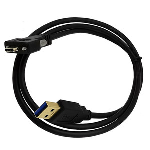 Up/Down/Left/Right Angled USB 3.1 Type-C Dual Screw Locking to Standard USB3.0 Data Cable 90 Degree for Camera 0.3m - Product Image 5