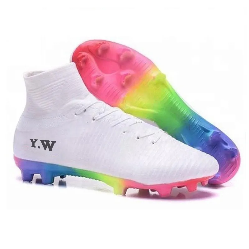 Zapatos Deportivos transpirables para hombre, calzado antideslizante para fútbol al aire libre, entrenamiento, botas de fútbol para niños