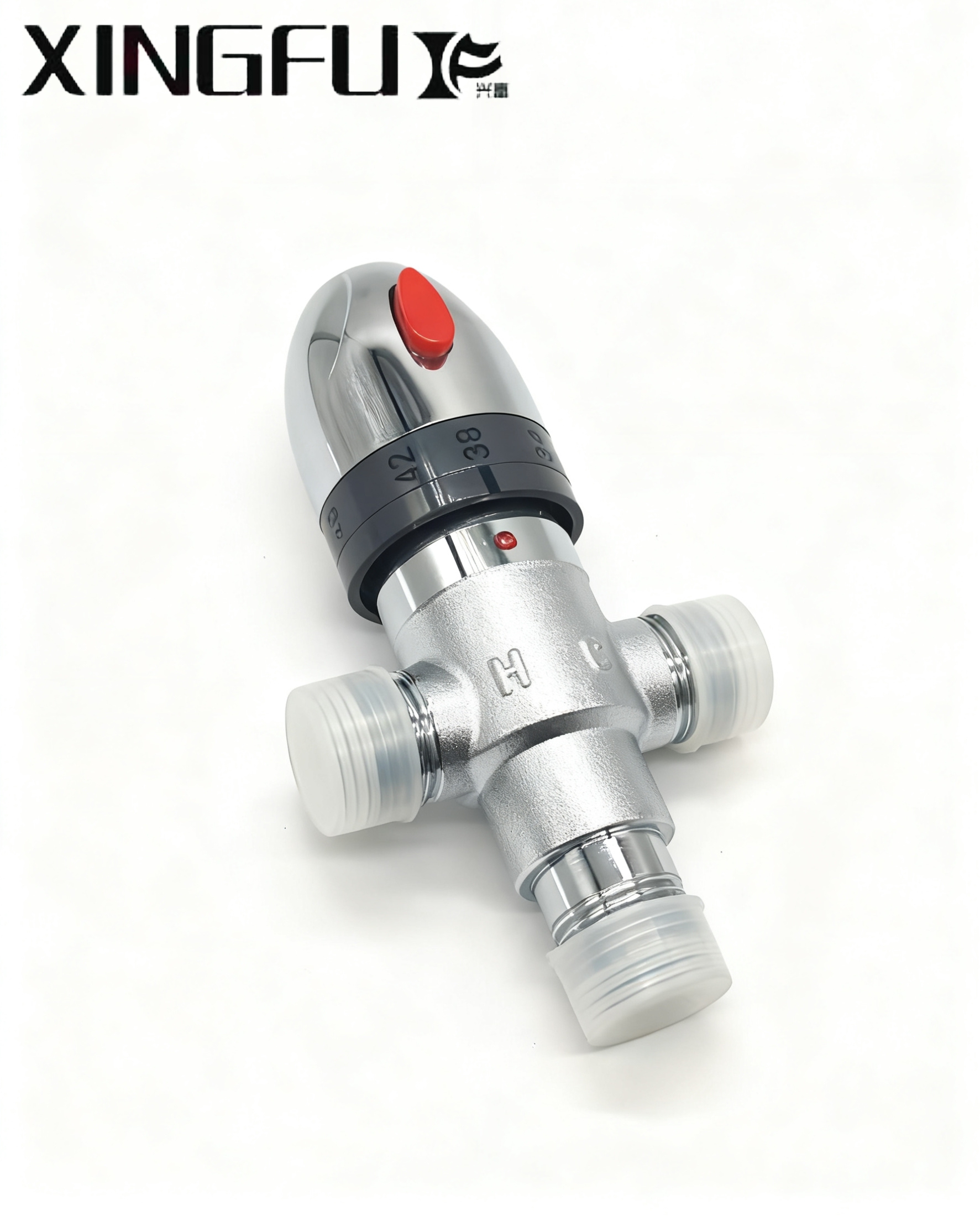 1/2 inch Thermostatic Mixing Valve with Temperature Dial