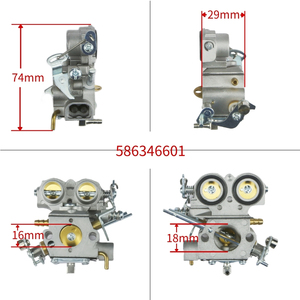Hiệu Suất Cao Nhôm Husqvarna 253 253r 553rs Cỏ Tông Đơ Thay Thế 586346601 Máy Cắt Bộ Chế Hòa Khí - Product Image 2