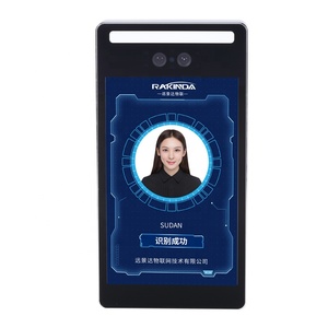 Linux Dispositivos de reconocimiento facial AI de 8 pulgadas Software libre Tiempo DE ASISTENCIA Intercomunicador visual Autenticación facial Control de acceso