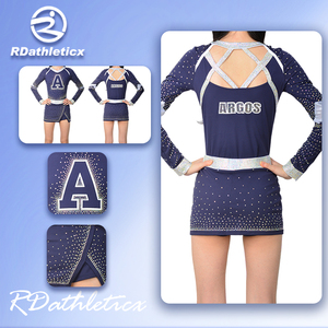 Sublimation Women Blank <strong>Cheer</strong> Uniforms Toddler Diy <strong>Cheap</strong> Cheerleading Uniform - Product Image 6