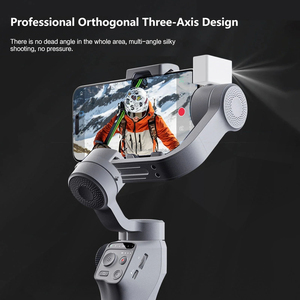 ทั้งFunsnapจับภาพ 5 3 แกนStabilizer Gimbal Stabilizerพร้อมSelf Stickหน้าจอสําหรับสมาร์ทโฟนสําหรับIโทรศัพท์ 15 X Pro Max 8 - Product Image 4