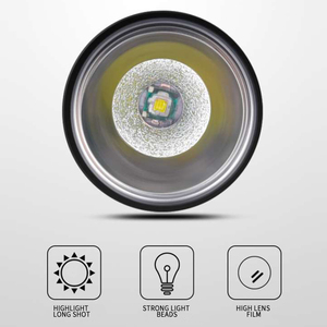 2025 Chất lượng cao BRIGHT <span class=keywords><strong>Mini</strong></span> Nhôm kim loại <span class=keywords><strong>LED</strong></span> Đèn pin lumens cao có thể sạc lại Đèn pin dài phạm vi <span class=keywords><strong>LED</strong></span> Torch - Product Image 3