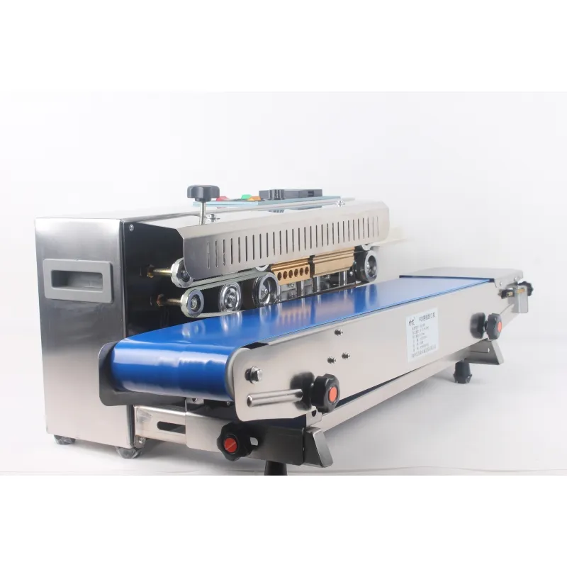 SF-900 Doorlopende Band Sealer Automatische Horizontale Band Sealer Zakje Sealer Machine Voor Pvc Tassen Films