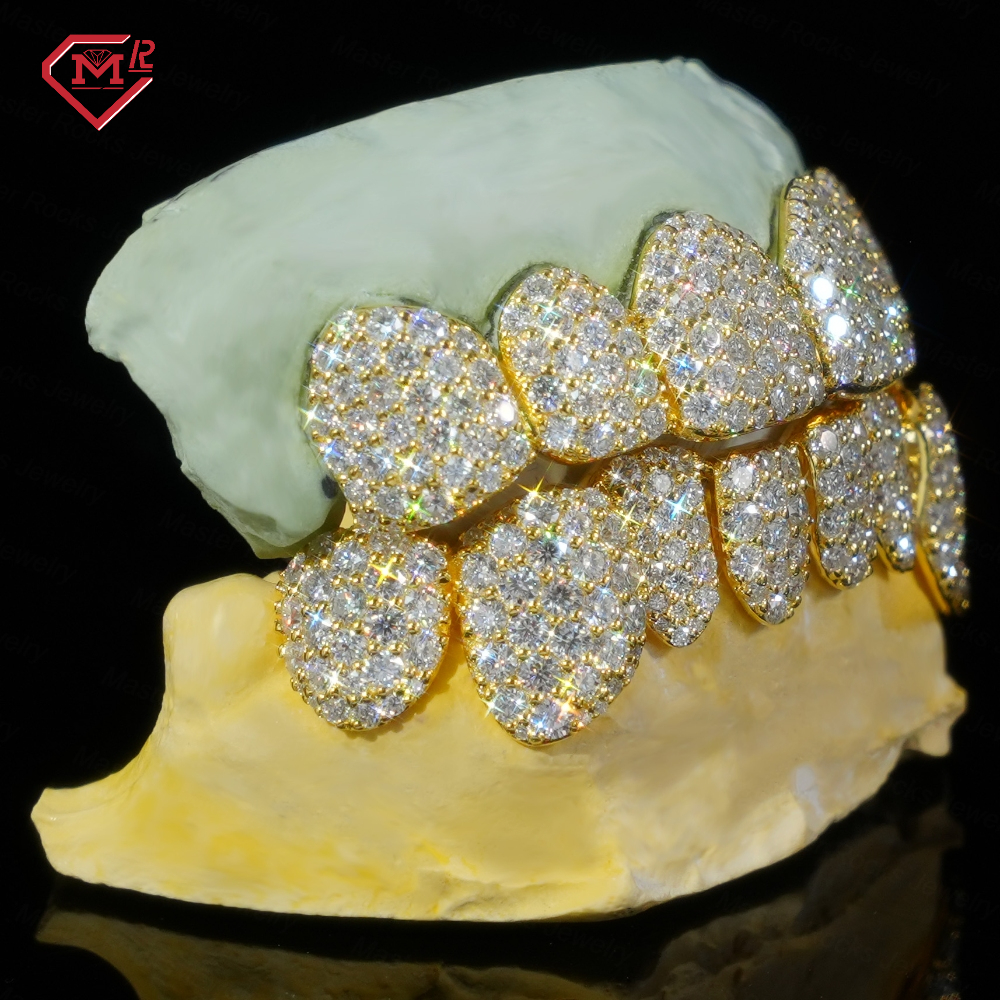 8 moissanite supérieure 8 inférieure