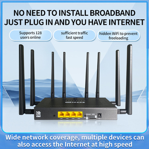 Doble banda 3000Mbps 5G WiFi 6 Router Firewall y VPN habilitado para pequeños apartamentos Negocios Hogar y 4G Uso empresarial - Product Image 4