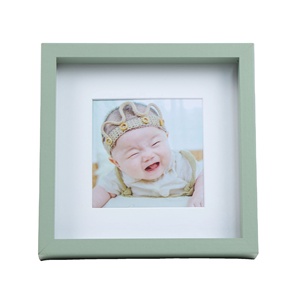 Gallery <strong>Frame</strong>, 6x6&quot; Photo <strong>Frame</strong> to Display <strong>4x4</strong>&quot; Photo, MDF Shadow Box <strong>Frame</strong> - Product Image 1