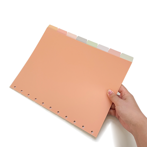 8 टैब 11-डिस्क सूचकांक डिवाइडर लेटर आकार को डिस्बाउंड नोटबुक या योजनाकारों के लिए - Product Image 3