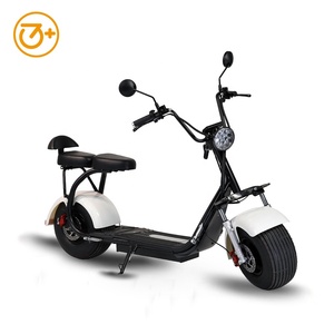 Abd depo LA hızlı kargo 2 Whee elektrikli Scooter yağ lastik 2000W Citycoco elektrikli Scooter