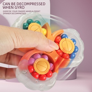 Giocattoli di decompressione per bambini giochi di cubo magico rotante cubo di Fidget di fagioli magici con la punta delle dita - Product Image 3