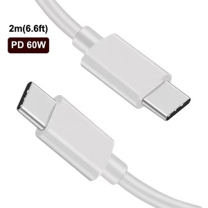 Toptan 2m Mobile 3A 60W Usb tip c Usb tip c hızlı şarj kablosu mobil Tablet telefon Laptop için - Product Image 1