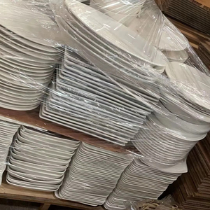 白色陶瓷库存厂家直销批发低价库存陶瓷盘碗混合陶瓷库存吨 - Product Image 1