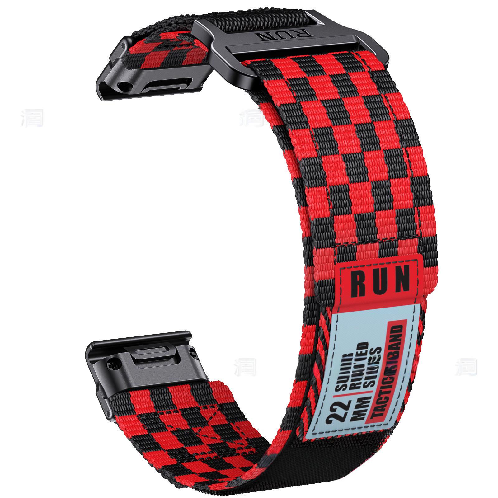 black red grid