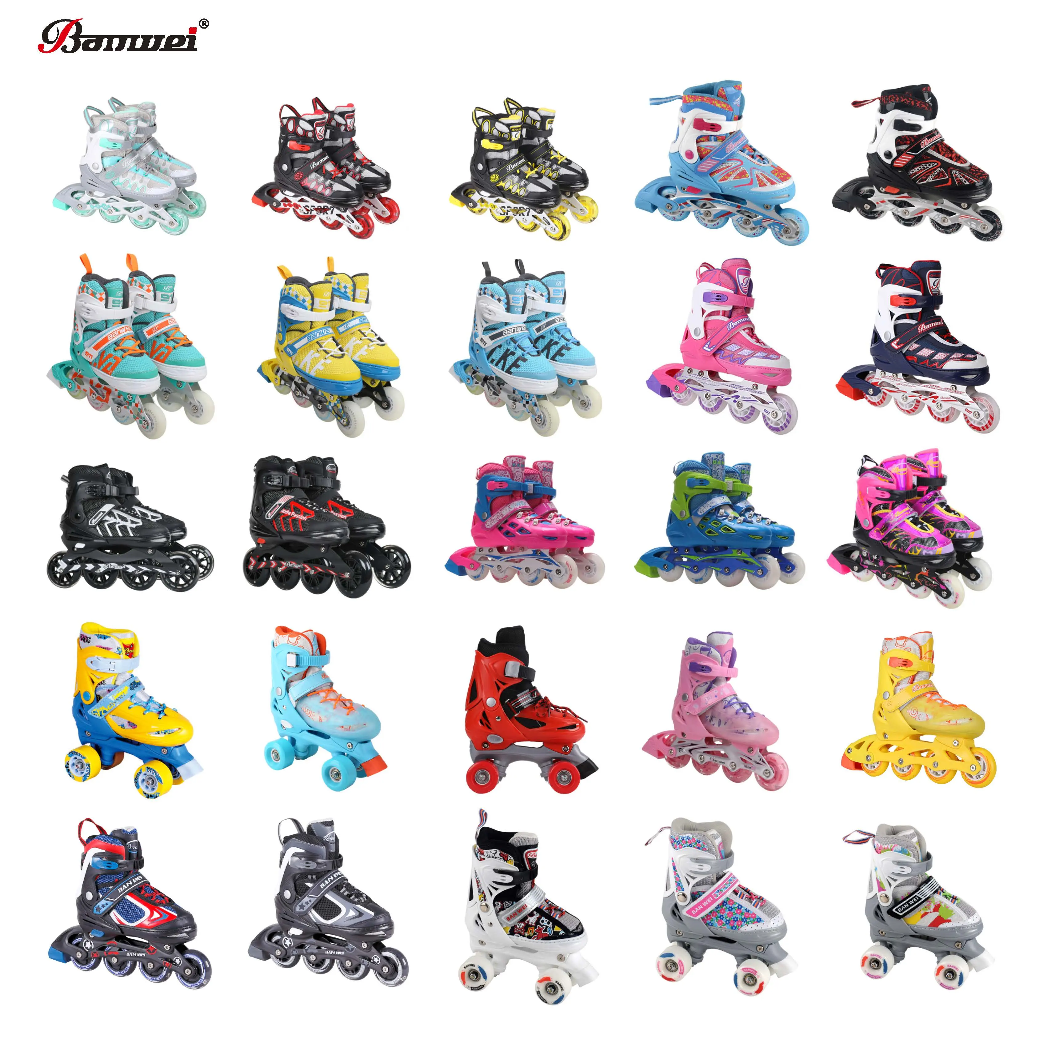 Chaussures de Skate à roulettes flexibles et faciles à remplacer, accessoires 4 en 1, pour enfants, patins