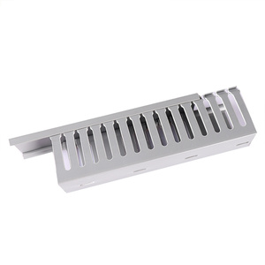 <strong>Free</strong> Samples Provided, Heat Resistance and Good Insulation, Grey Color PVC Cable <strong>Trunking</strong>/channel, Slotted Wiring Ducts - Product Image 2