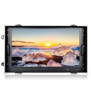 Caja de visualización de grado de transmisión de 28 pulgadas, 4K, 4 canales, entrada de, portátil, cuatro pantallas, monitor de mano para director dividido - Product Image 1