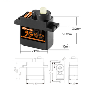 Micro Servo Motore SG90 MOTORE 9g MG90S frizione servo continuo di rotazione robot servo - Product Image 5