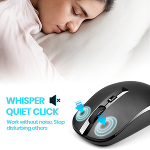 Pc Mouse del Computer Oem personalizzato a buon mercato ergonomico silenzioso Click Ultra sottile piatto piccolo Mini sottile 2.4g Mouse senza fili per il Computer portatile - Product Image 4
