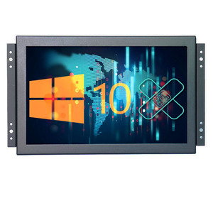 CCTVモニター10.1インチフルHDLCDスクリーンモニター1920x1200、Raspberry Pi用AV/VGA/HD/BNC内蔵スピーカー付き - Product Image 1