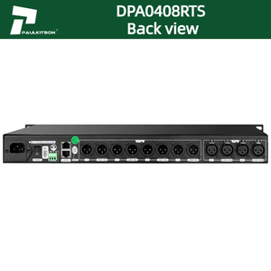Paulkitson DPA0408RTS 96KHz Frecuencia de muestreo Procesador de audio 4 en 8 salidas FIR AUTO AES Procesador de audio digital Dsp profesional - Product Image 3