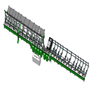 Máquina de prueba ultrasónica para botellas y cilindros de Gas, 8-16 canales, automatizada