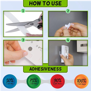 20MM Strong Adhesive Self-Adhesive Nylon <strong>Hook</strong> <strong>and</strong> <strong>Loop</strong> Tape With Glue High-Density Product Velcroes <strong>Type</strong> - Product Image 3