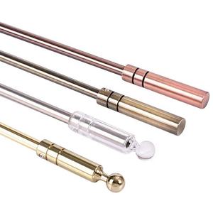 וילון מוט ואבזרים וילון שרביט משיכת מקל פלדה אקריליק שרביט מוט אלומיניום - Product Image 1