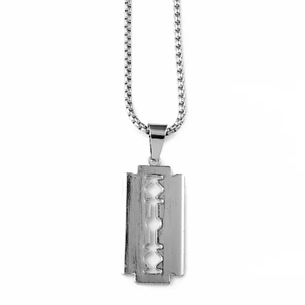 Creative Cool Shaver stainless steel Silver Color pendants for jewelry making necklace