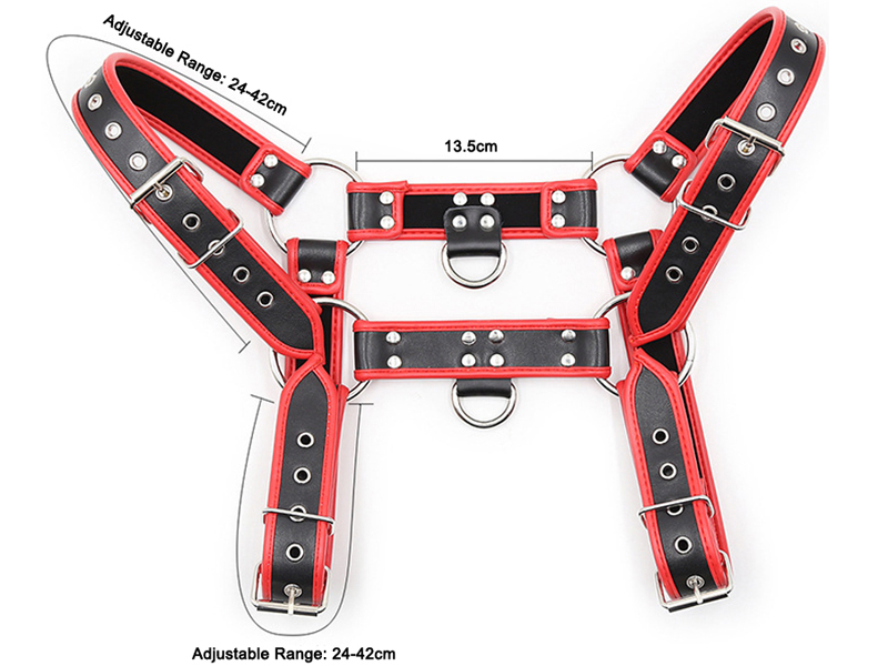 Sex Toys Gay Men Shoulder Chest BDSM Bondage Harness Belt Sexy PU Leather Bondage Body Harness