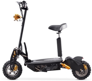 E-קטנוע 1000W48V Brushless מקסימום מהירות 40 km/h מול & אחורי דיסק בלם
