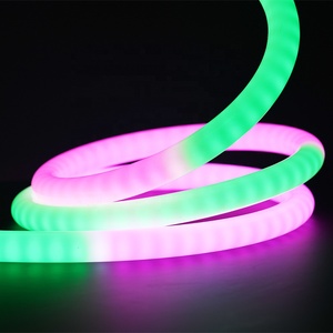 Round 360 Degree LC8812B Full Color <strong>Led</strong> Strip Light Addressable Pixel RGB WS2812B Neon Tube Tape Rope - Product Image 1