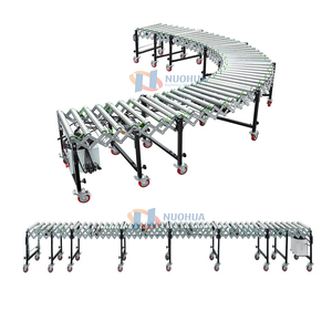 Trasportatore a rulli a fisarmonica elettrico flessibile espandibile trasportatore - Product Image 5