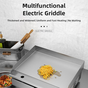 Thép không gỉ điện vỉ nướng thấp-khói và cấp thực phẩm chất liệu thiết bị nhà bếp cho các nhà hàng và khách sạn - Product Image 3