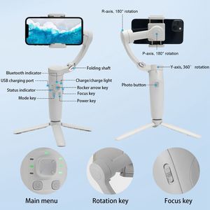 Tragbarer und faltbarer M1-Stabilisator 3-Achsen-Telefongimbal-Stabilisator für Tiktok und Smartphone-Aufnahme - Product Image 3