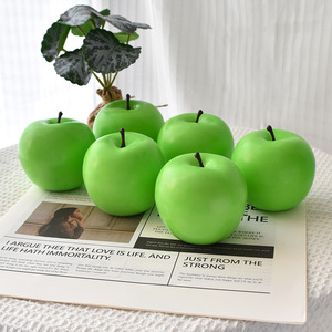 Single Green <strong>Apple</strong> for Home Early Education and Photography Simulation Fake Window Plastic Fruit-Polyfoam Crafts Red <strong>Apple</strong>