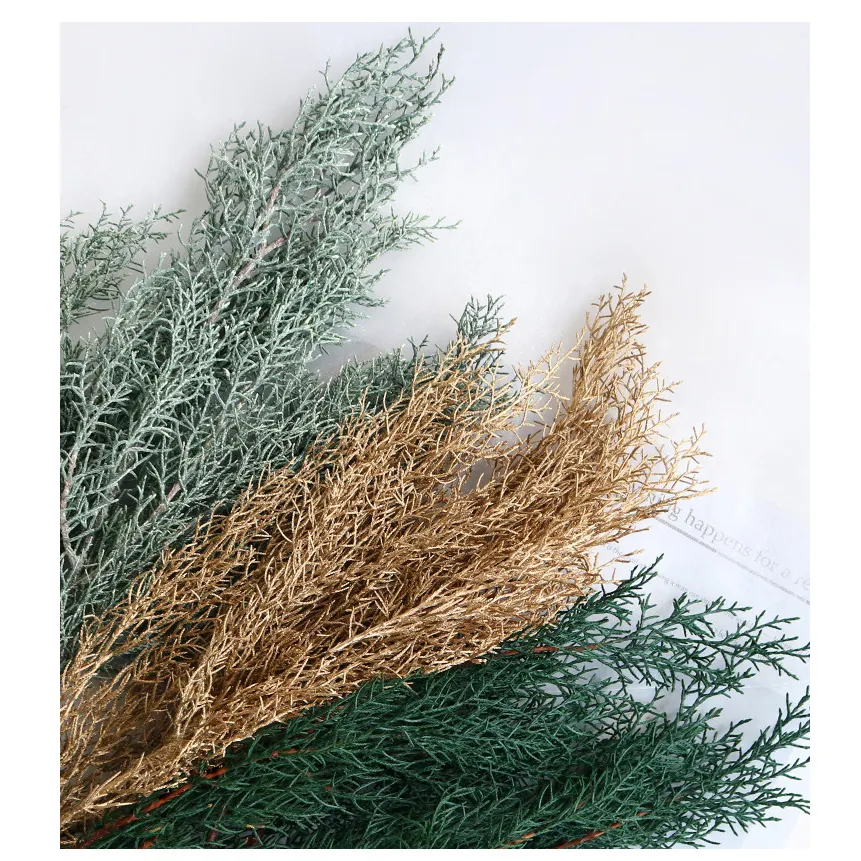 wholesale 2024 Christmas pine leaf branch natural real preserved Christmas pine