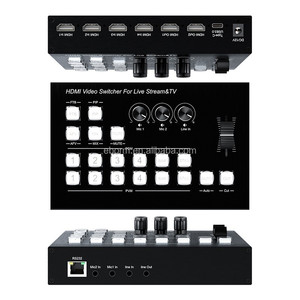 hdmi <strong>Video</strong> Switcher Controller Live Streaming Cast Switcher Replay <strong>Video</strong> Mix Controller - Product Image 6