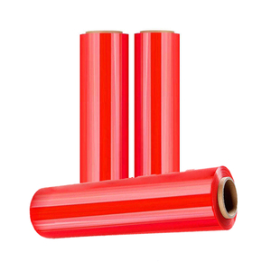 庞大高品质LLDPE托盘彩色红色包装缠绕膜 - Product Image 1