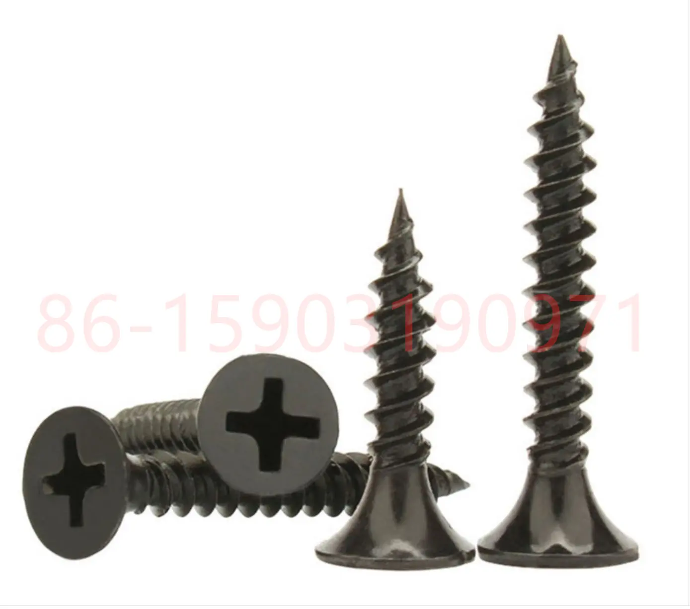 Self-tapping drywall screw with sharp point construction usage and general industry easy to break into the wall high quality