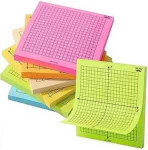 便签3x3记事本坐标图形纸信息备忘录书办公用品学校文具配件定制批发 - Product Image 1