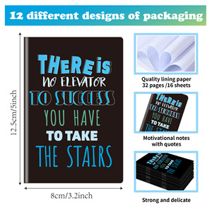Myway Ventas calientes Inspirador Bloc de notas personalizado Mini Afirmaciones Bolsillo Cuaderno de tapa dura para estudiantes - Product Image 3