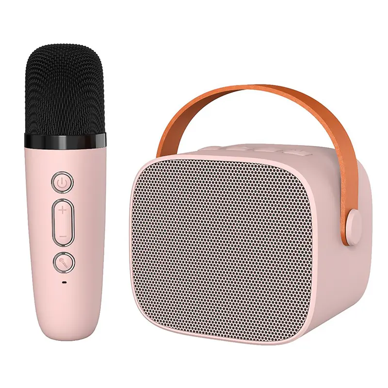 Karaoke Machine Voor Kinderen Mini Draagbare Speaker Met 2 Draadloze Microfoons Voor Kinderen Meisjes Jongens Volwassenen Geschenken Speelgoed Familie Thuis Feest